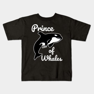 Prince of Whales Meme Themed Gifts for Whale Lovers Kids T-Shirt